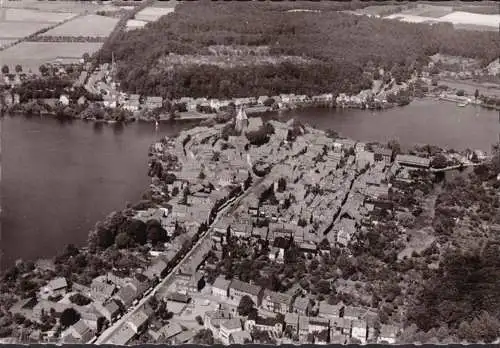 AK Mölln, Fliegeraufnahme, Stadtansicht, gelaufen 1962