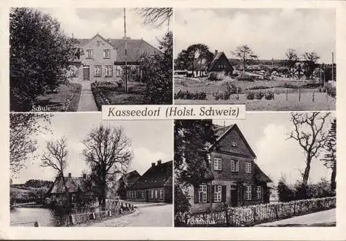 AK Kasesedorf, école, maison forestière, maisons de toits en bois, couru