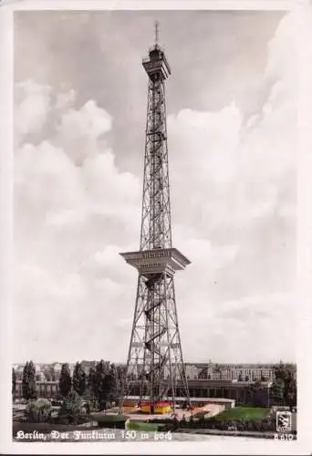 AK Berlin, Der Funkturm, gelaufen 1953