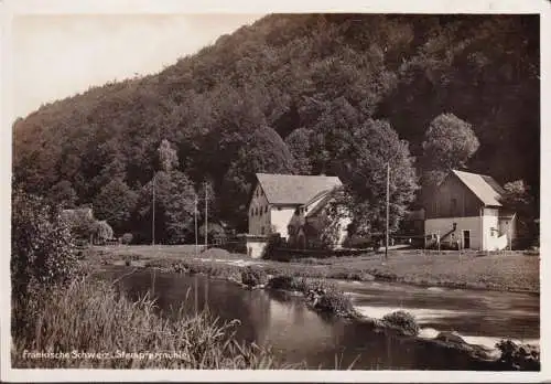 AK Gößweinstein, Stempfermühle, Häuser, ungelaufen