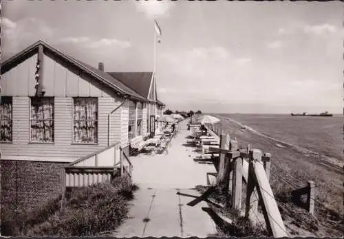 AK Brunsbüttel, Brunsbüttelkoog, Strandhalle, gelaufen 1960