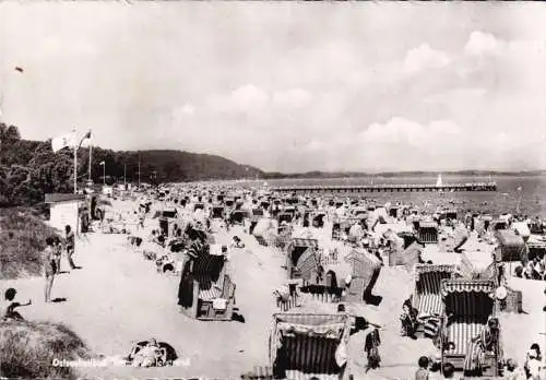 AK Timmendorfer Plage, Paniers de plage, couru 1967