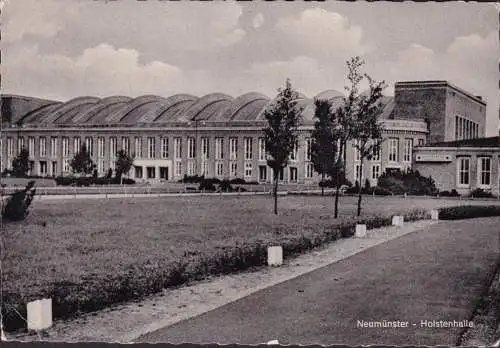 AK Neumünster, Holstenhalle, gelaufen 1959