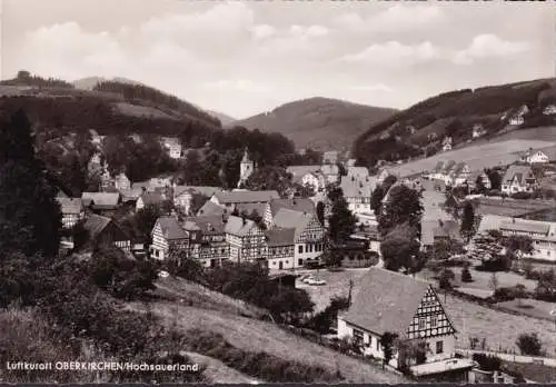 AK Oberkirchen, Stadtansicht, ungelaufen