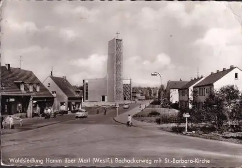 AK Hamm, village forestier, magasins, église, couru