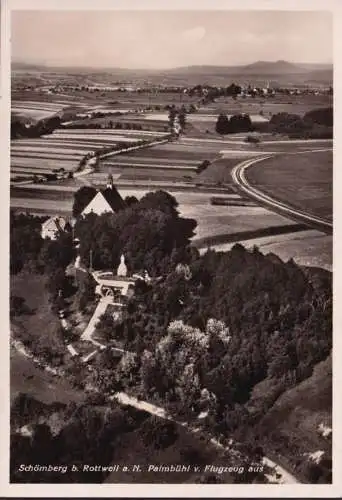 AK Schömberg, Wallfahrtskirche Palmbühl, Fliegeraufnahme, ungelaufen