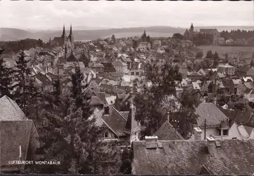 AK Montabaur, vue de la ville avec l'église, couru en 1957