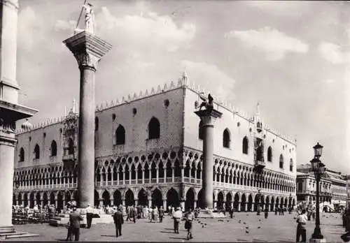 AK Venedig, Venezia, Palazzo Ducale, Dogenpalast, gelaufen 1964