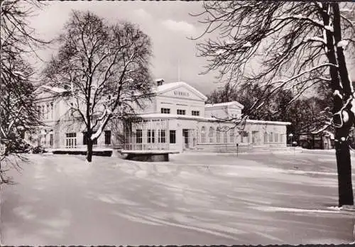 AK Bad Harzburg, Das Kurhaus im Winter, gelaufen 1961