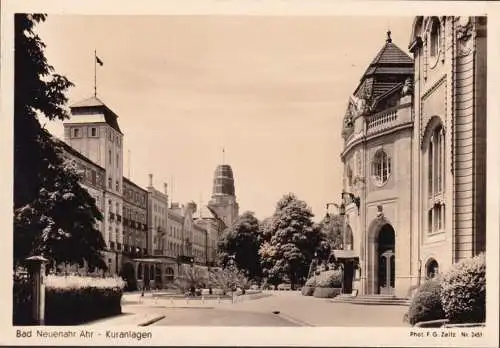 AK Bad Neuenahr, Kuranlagen, gelaufen 1950