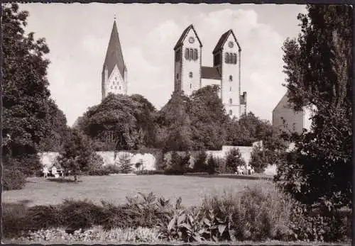 AK Paderborn, In den Paderanlagen, gelaufen 1966