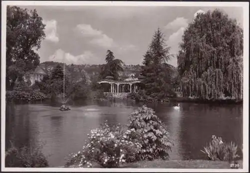 AK Zweibrücken, Rosengarten, Pavillon, ungelaufen