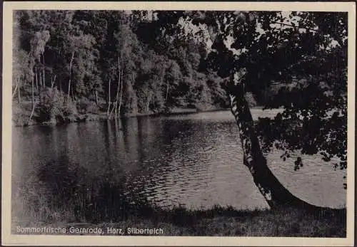 AK Gernrode, Harz, Silberteich, gelaufen 1941