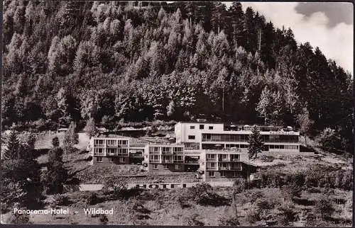 AK Wildbad, Panorama Hotel, gelaufen 1965