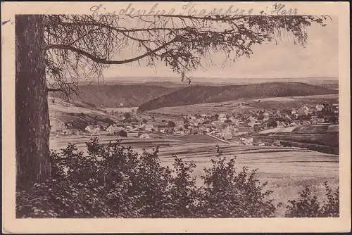 AK Lindenberg, Strassberg, Panorama, Bahnpost Zug 29, gelaufen 1913