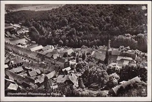 AK Güntersberge, Fliegeraufnahme, Stadtansicht, ungelaufen