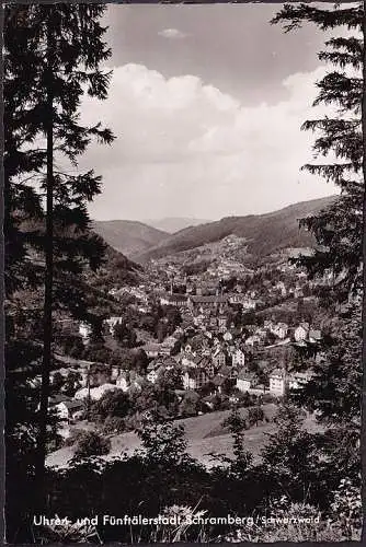 AK Schramberg, Panoramaansicht, gelaufen 1959