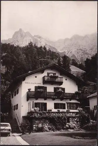 AK Mittenwald, Haus Egerland, gelaufen 1977