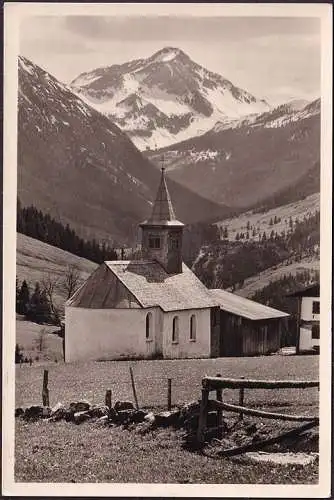 AK Bad Hindelang, Oberjoch Kapelle gegen Rettenschwanger Tal, gelaufen 1957