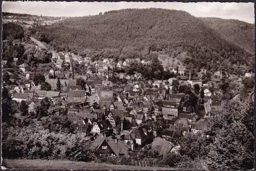 AK Calw, Panoramaansicht, Luftpost, gelaufen 1964