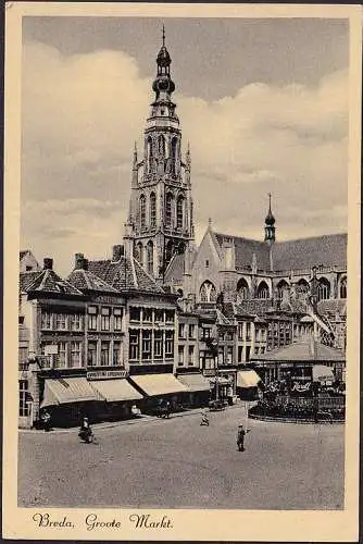 AK Breda, Grand Marché, Dames articles de mode, couru en 1977