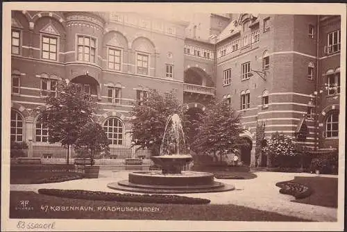 AK Copenhague, espèces de rat, couru en 1910