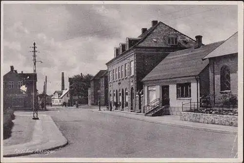 AK Straßenpartie in Ansager, Dänemark, ungelaufen-datiert 1945