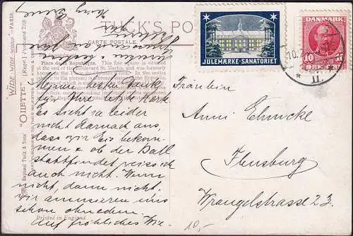 AK Paris, Ville de Paris, Platz der Republik, Straßenbahn, Julemarke Sanatorium, gelaufen 190