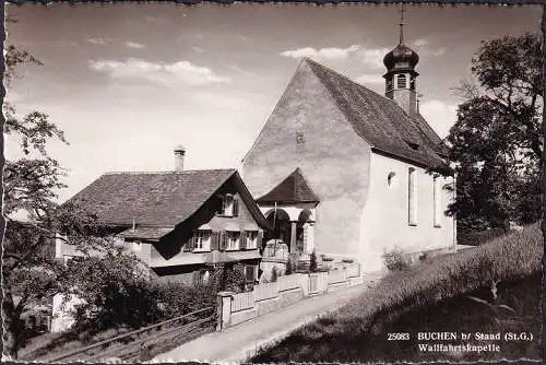 AK Buchen bei Staad, Wallfahrtskapelle, gelaufen 1960