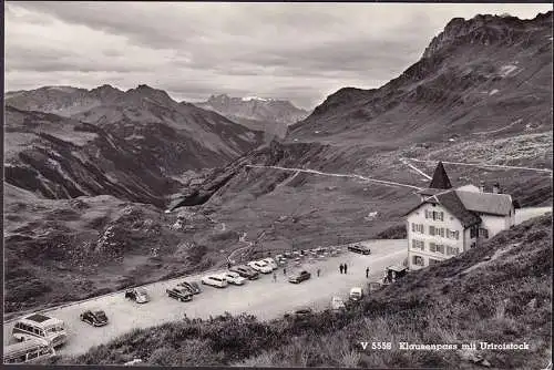 AK Uri, col de clôture, Uriotstock, bus, voitures, non-roulé