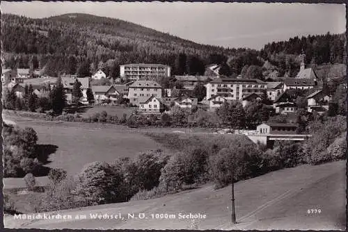 AK Mönichkirchen, Stadtansicht, gelaufen 1970