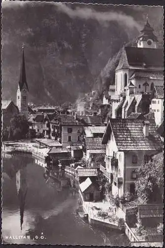 AK Hallstatt, Stadtansicht mit Kirche, ungelaufen