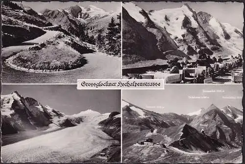 AK Grossglocker, Highalpenstraße, Terrasse, courue en 1958