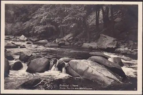 AK Bodetal, Bode Partie am Waldkater, ungelaufen