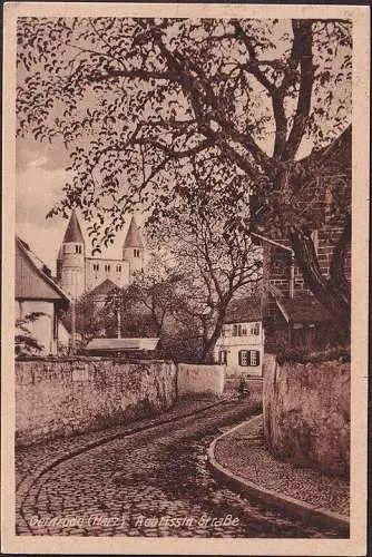 AK Gernrode, Aebtissin Straße, gelaufen 1926