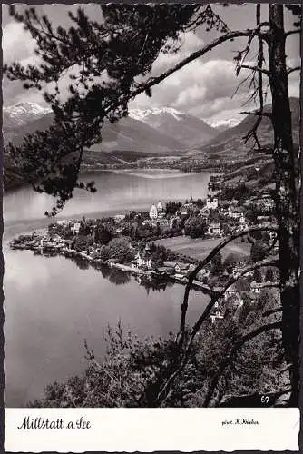 AK Millstadt am See, vue sur la ville, couru en 1965