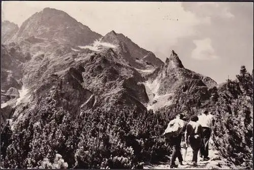 AK Tatry Wysokie, Hohe Tatra, Mieguszwieki, Cubryna, Mnich, gelaugen 1970, gelaufen 1970