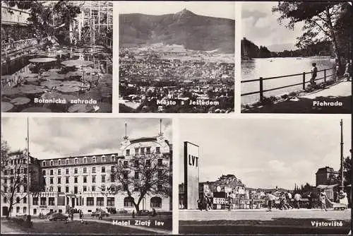 AK Liberec, Botanicka zahrada. Hotel Zlaty lev, Vystaviste, incurable