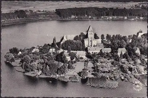 AK Ratzeburg, Inselstadt, Fliegeraufnahme, gelaufen 1961