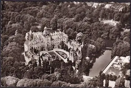 AK Bückeburg, Château et Mausoleum, photo aérienne, couru en 1957