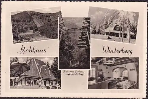 AK Winterberg, Bobhaus, Gebäudeansichten, gelaufen 1952