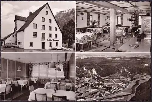 AK Hausen im Tal, Gasthof Steinhaus, Speisesäle, Fliegeraufnahme, ungelaufen