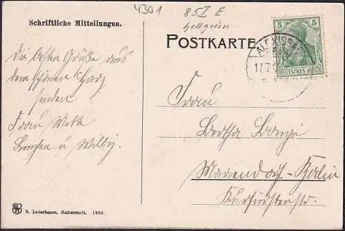 AK Alexisbad, Ortsansicht, gelaufen 1902