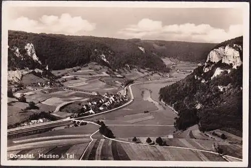 AK Hausen im Tal, Panoramaansicht, ungelaufen