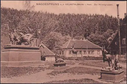 AK Mägdesprung, Hirschgruppen, ungelaufen