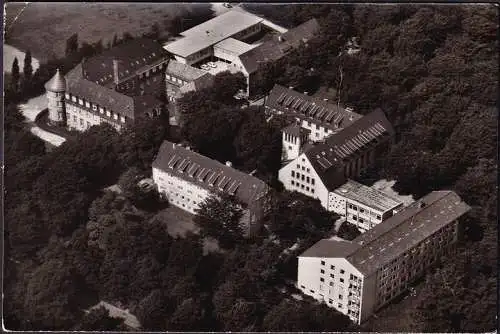 AK Wuppertal Kirchliche Hochschule, Fliegeraufnahme, gelaufen 1969