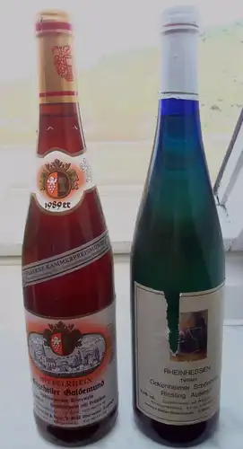1989 Mittelrhein Engehöller Goldemund / 1999 Rheinhessen Ockenheimer Schönhölle