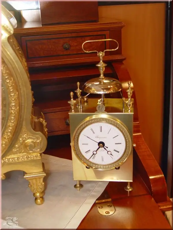 Französische Reiseuhr - Capucine - Offiziersuhr um 1800 0