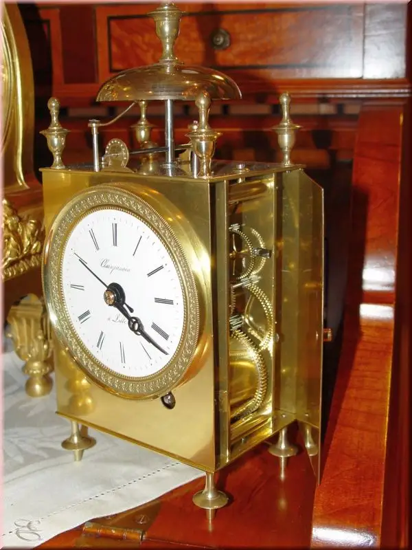 Französische Reiseuhr - Capucine - Offiziersuhr um 1800 1