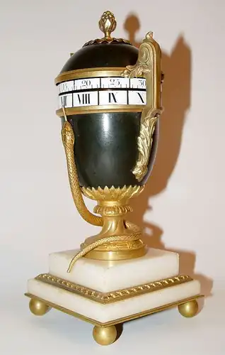 Antike Miniatur-Cercle Tournant Uhr